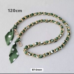 Chain scarf strap bag accessories